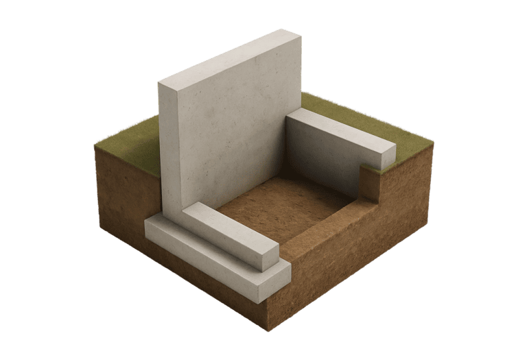 Заглубленный фундамент в СПб