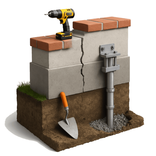 Ремонт фундамента в СПб